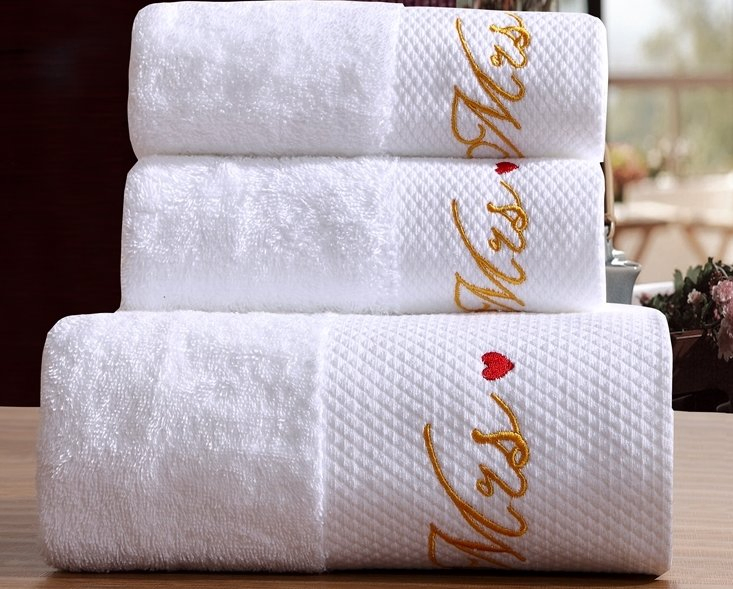 100% Cotton Custom Logo Luxury Face Hand Bath Hotel Towel Set Highly Absorbent and Soft Thick Large Shower Towel