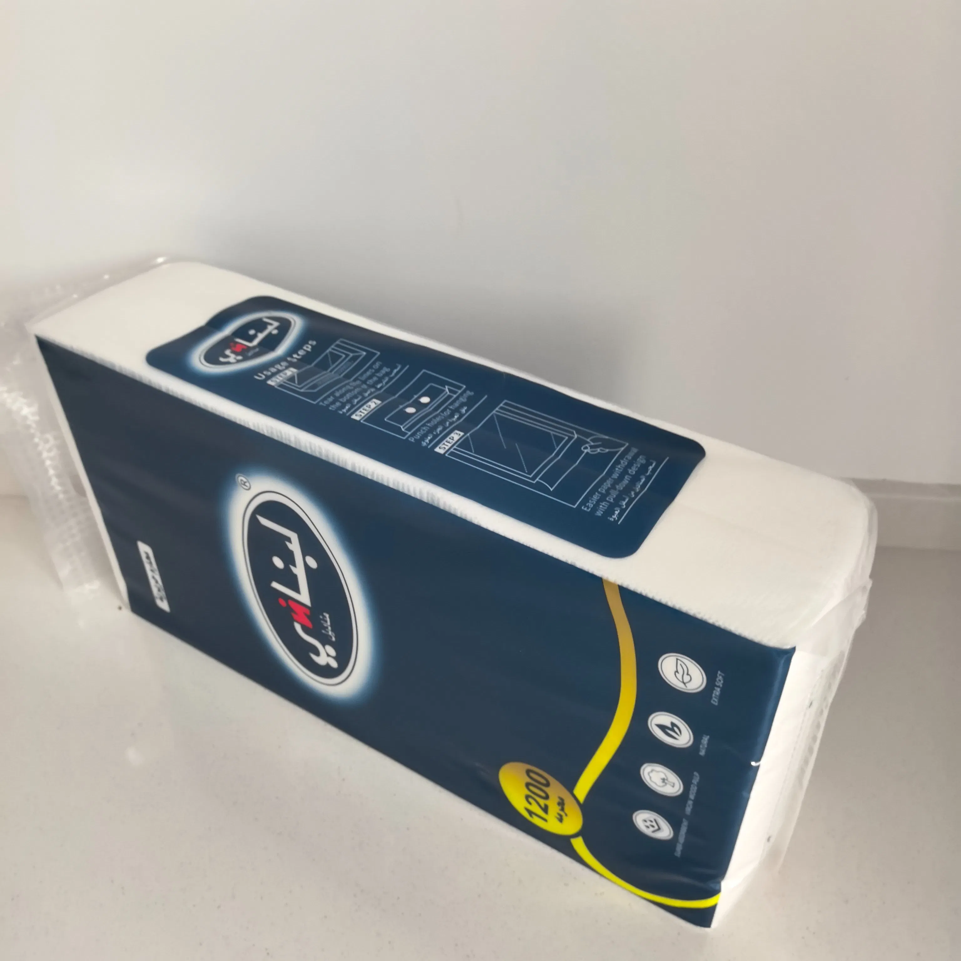 Hot Selling 1200sheets Hanging Facial Tissue Best Price Bottom Extraction Wall Hanging Facial Tissue