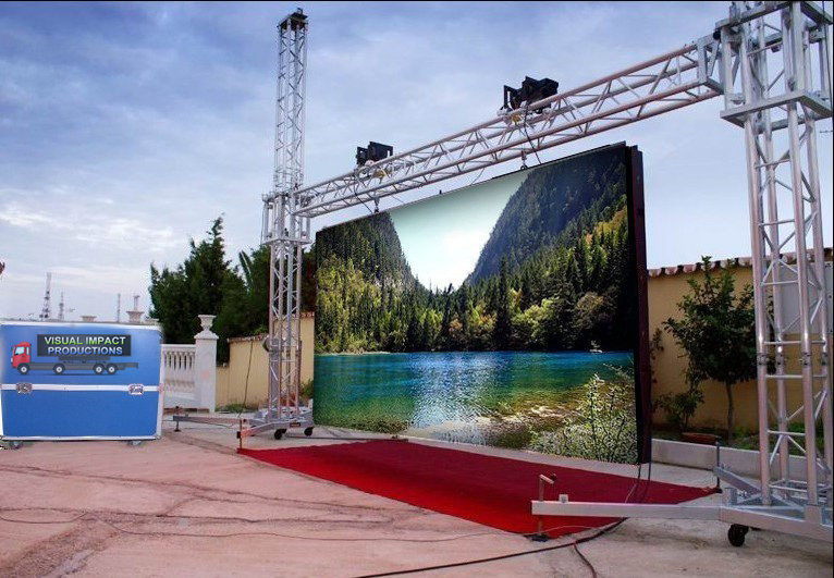 P3.91 500X500mm LED Screen Outdoor Waterproof LED Display Screen Rental Stage Screen