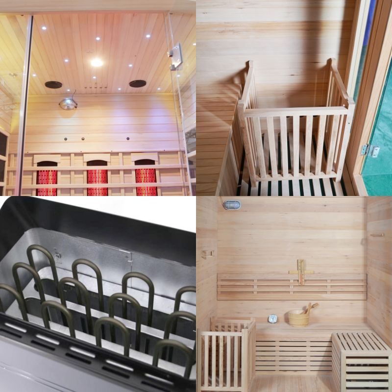 Уличная сауна-бочка с инфракрасным обогревом