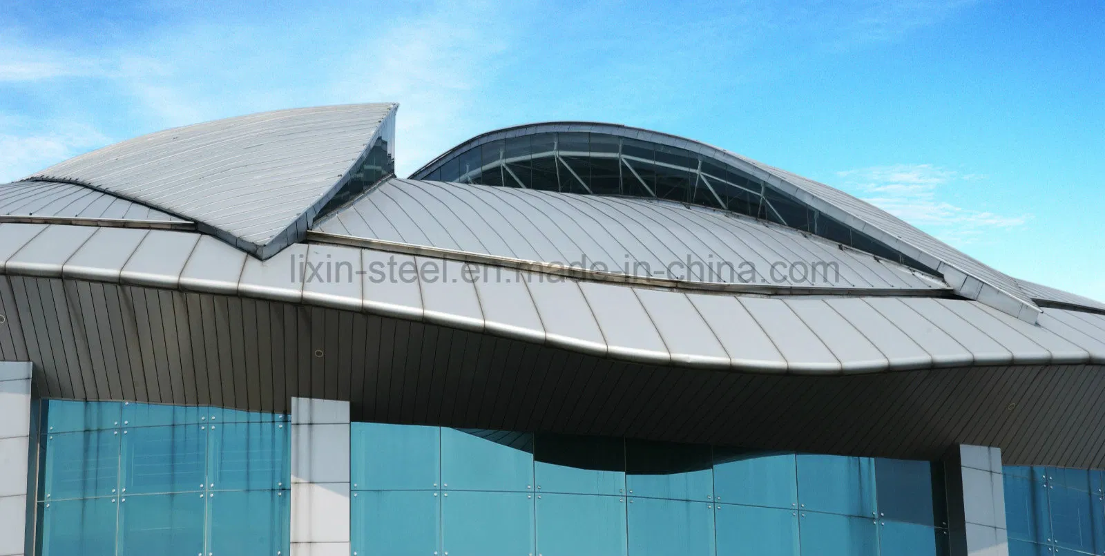 Prefabricated House Steel Light Roof Structure for Building Skylight