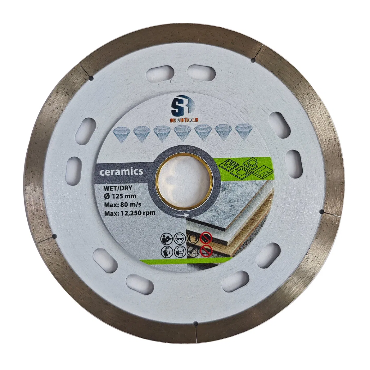 Super Thin Diamond Cutting Saw Blade for Tiles Ceramics Marble Porcelain