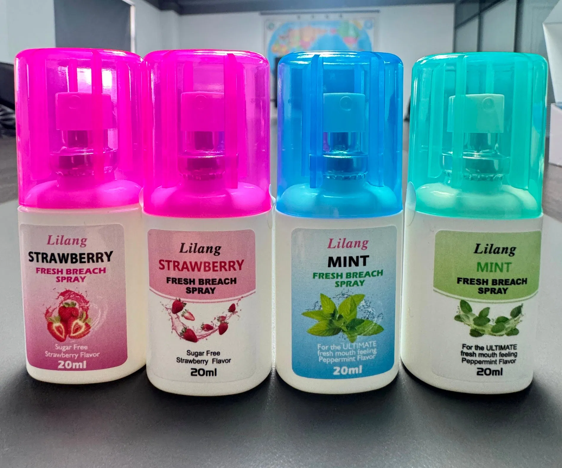 Portable 20ml Mouth Spray Mint/ Strawberryoral Spray Fresh Breath