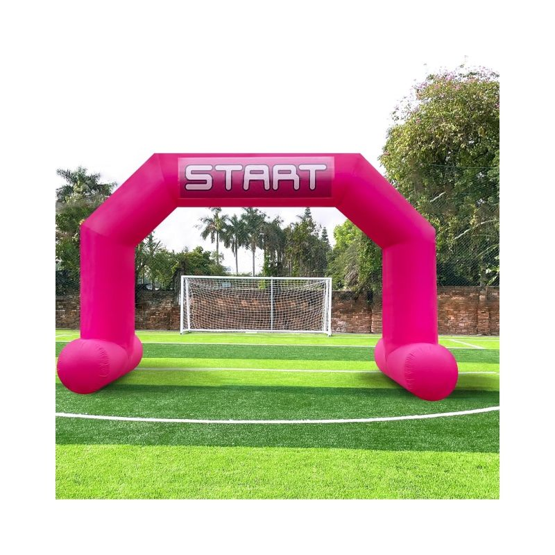 Outdoor Cartoon Decoration Blow Up Entry Archway Giant Customizable Balloon Inflatable Race Arch Events