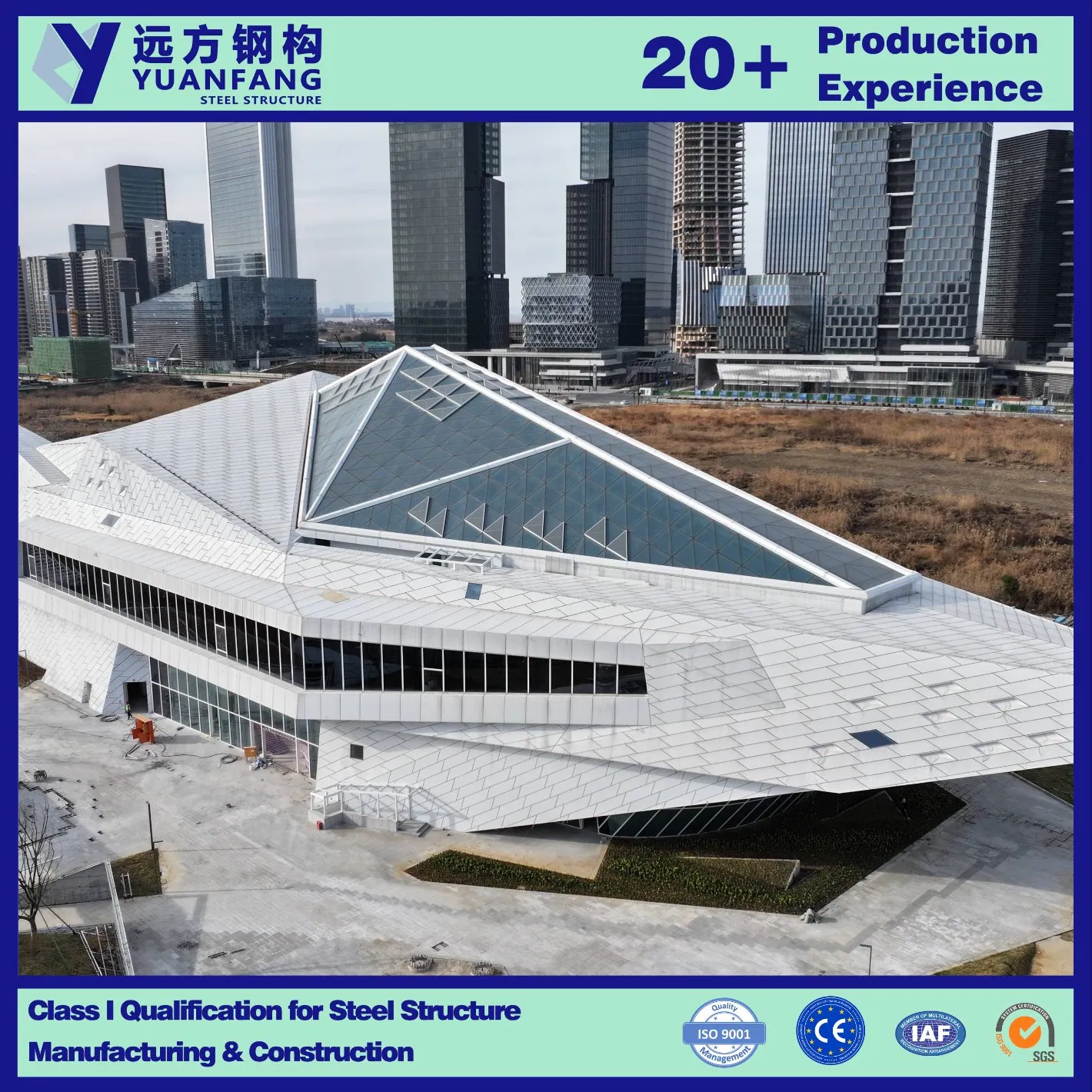 Heavy Steel Structure Large-Span Tube Trusses & Suspended Beams Exhibition Centers