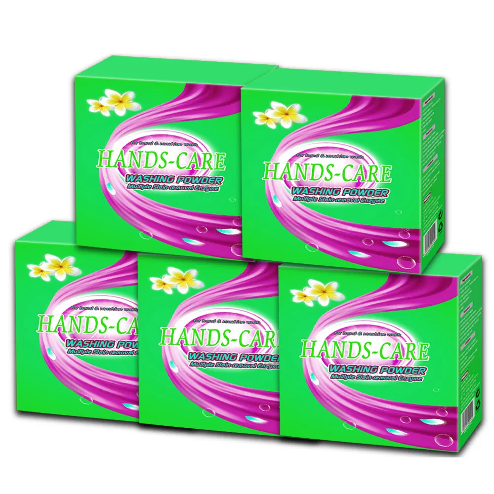 High Quality Strong Stains Removal Household Laundry Washing Detergent Powder Box Packing