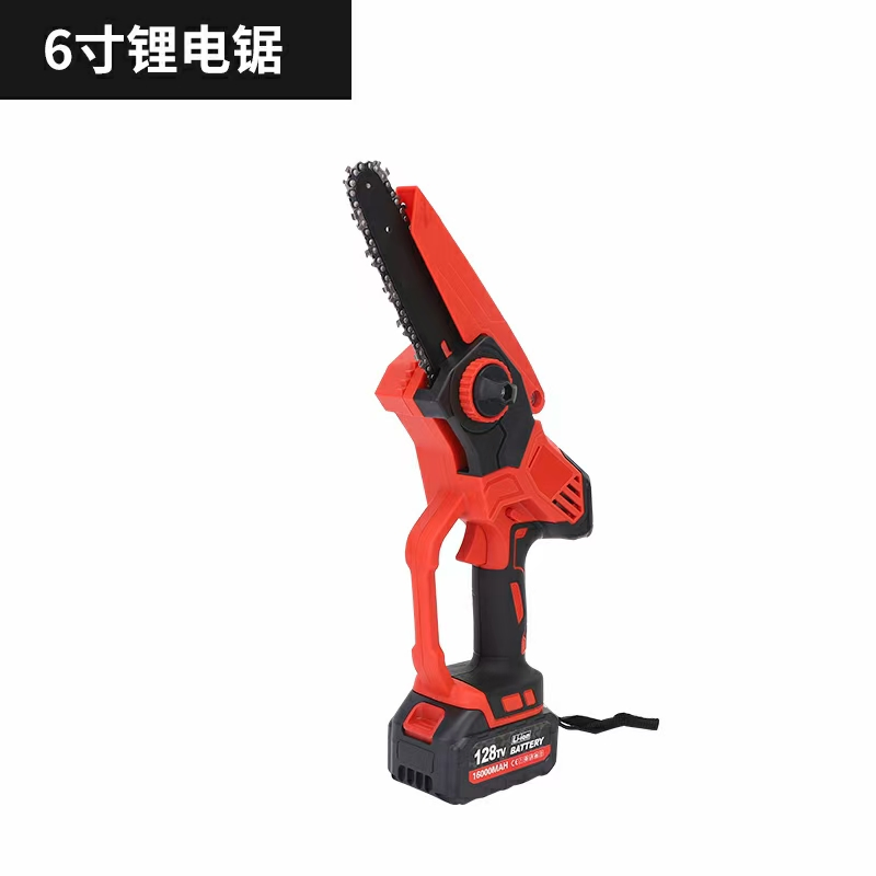 Rechargeable Chainsaw Household Small Hand-Held Portable Lithium Electric Logging Saw Lopper Saw Outdoor Electric Chain Saw