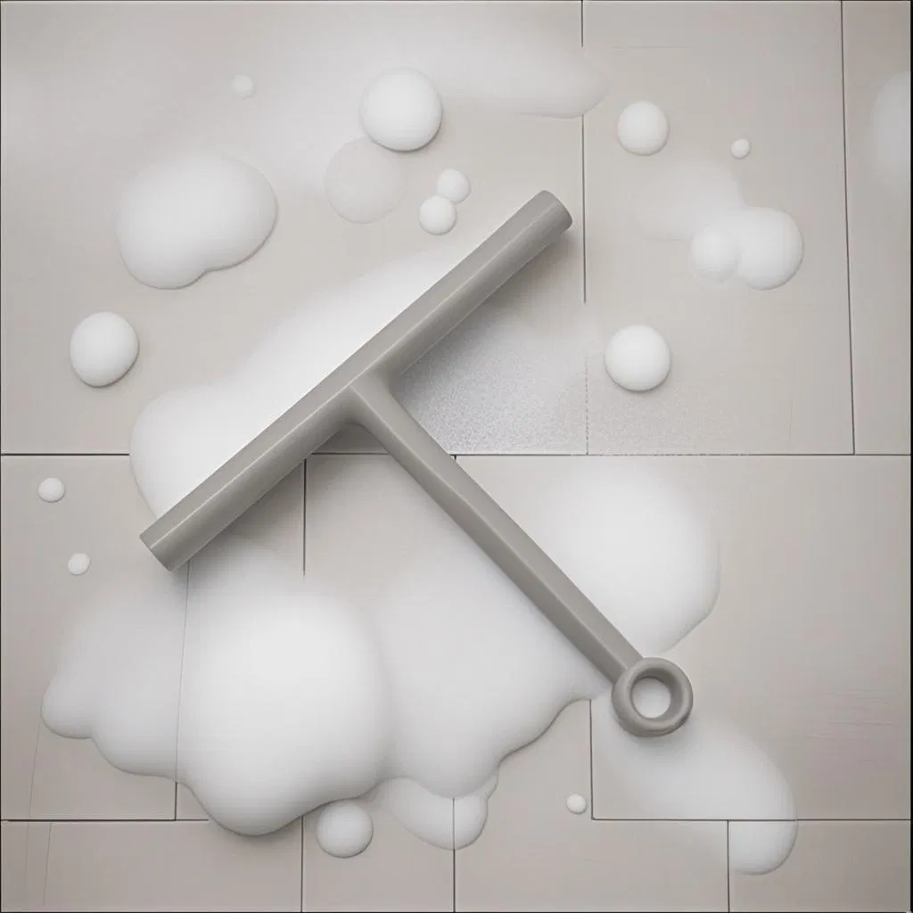 Custom Logo Cleaner Cleaning Kit Silicone Head Bathroom Glass Scraper Floor Window Squeegee Clean Scraper