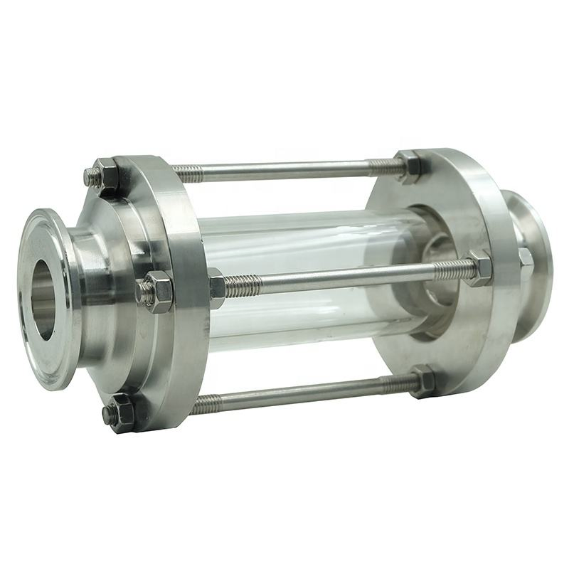 Clamp Sight Glass Stainless Steel 304 316 Sanitary Tubular Straight Triclamp Sight Glass with Clamp End