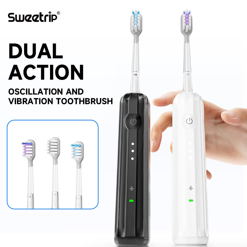 Electric Toothbrush Rechargeable Waterproof Ultrasonic Adult Whitening Oral Hygiene Tooth Brush