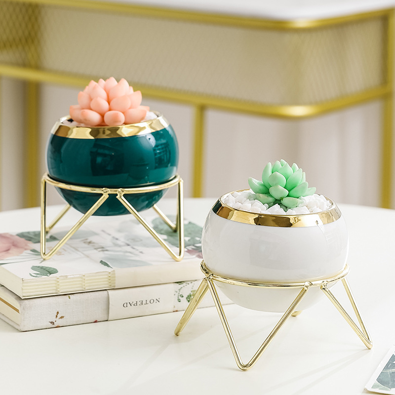 Горшки глазурованные для суккулентов Zakka