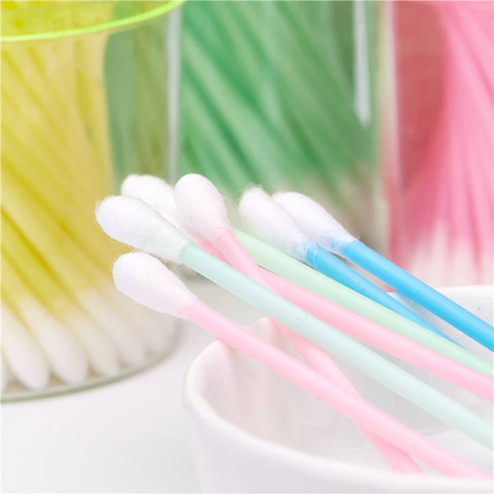 Bamboo Cotton Swabs Biodegradable Wooden Cotton Buds