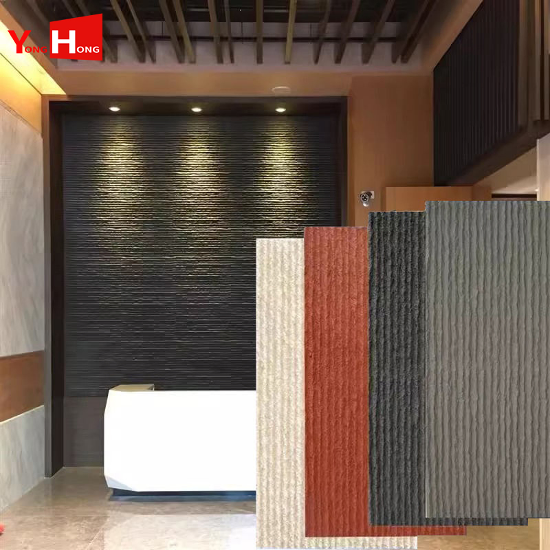 Soundproof Flexible Wall Panel Artificial Marble Soft PU Stone Polyurethane Rock Wall Panel