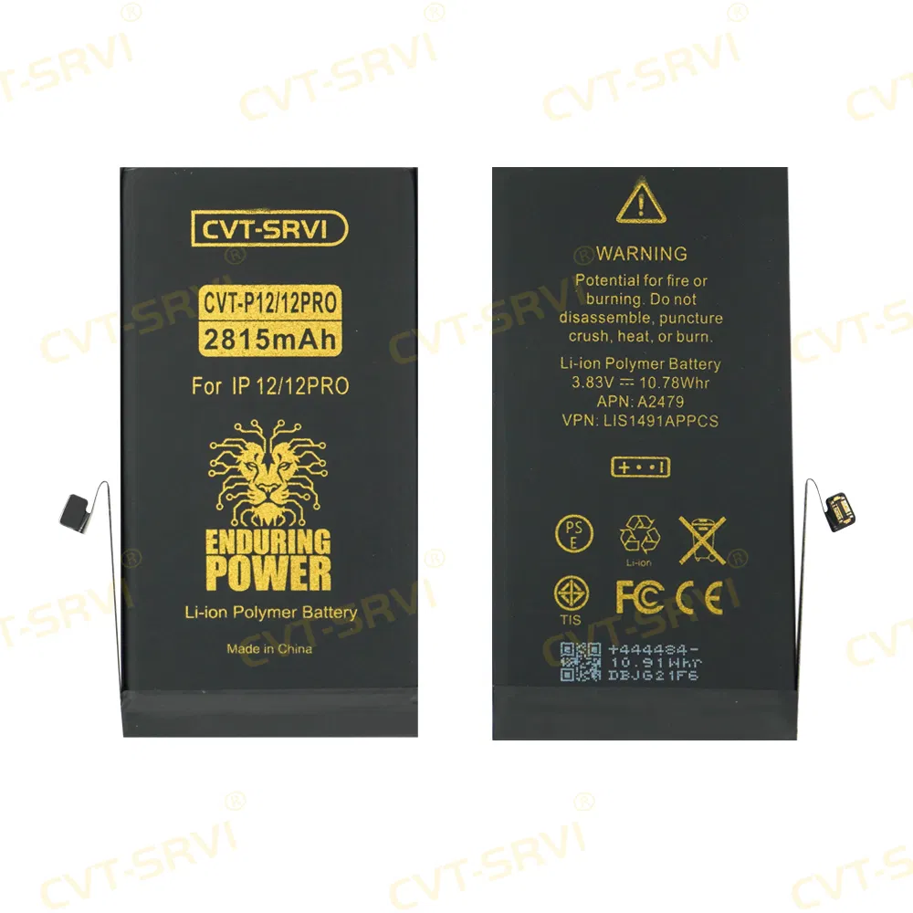 Factory Directly Wholesale Full Capacity Brand New Replacement Lithium-Ion Battery for Iph 6g 7 8 11PRO Max 12 CVT Mobile Phone Accessories
