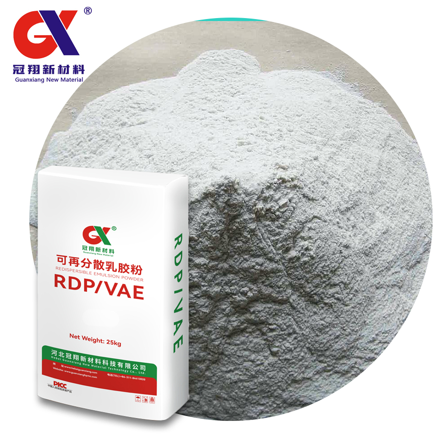 Vae/Rdp for Construction Mortar Modification Improve Flexibility Adhesion Crack Resistance Rdp Used in Cement Additive