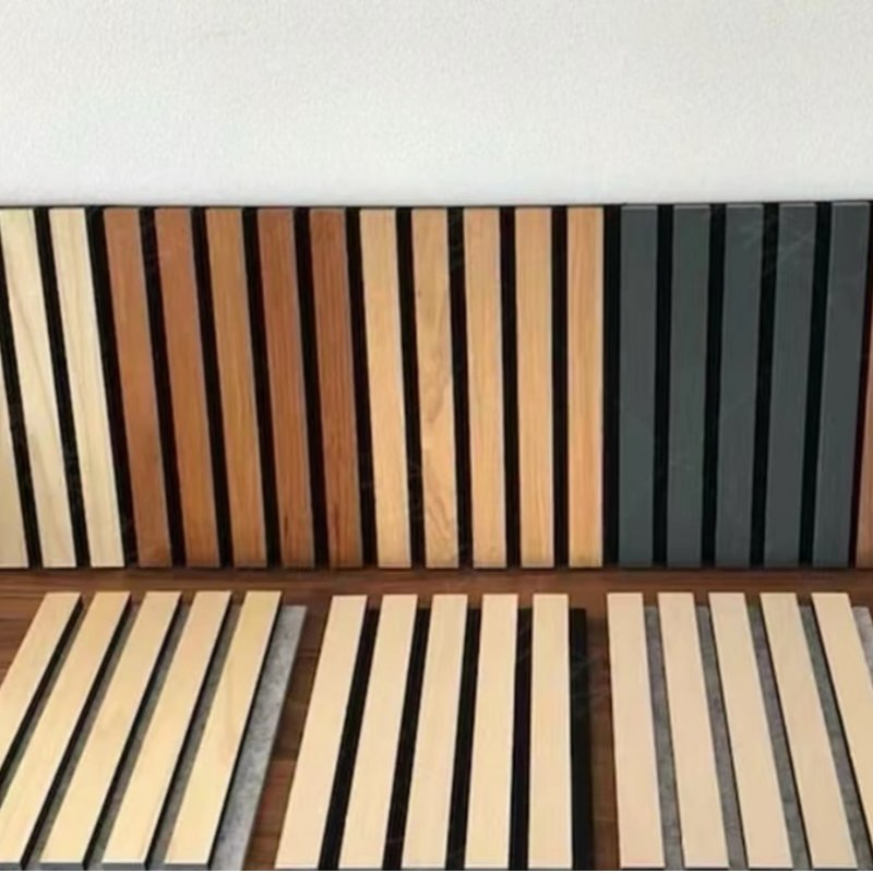 High Satisfaction OEM/ODM Acoustic Wood Venner Slat Panels for Soundproofing Wall
