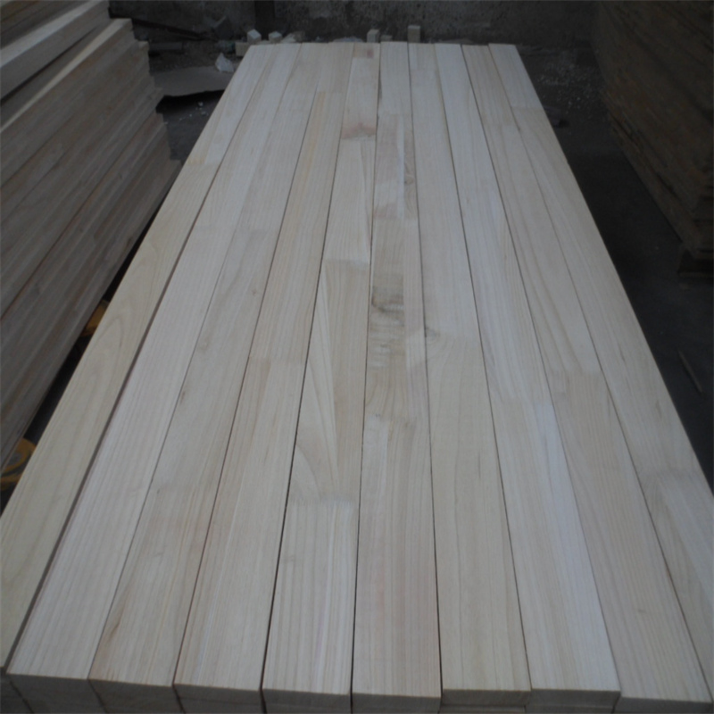 Paulownia Edge Glued Finger Joint Panels for Coffin Bottom