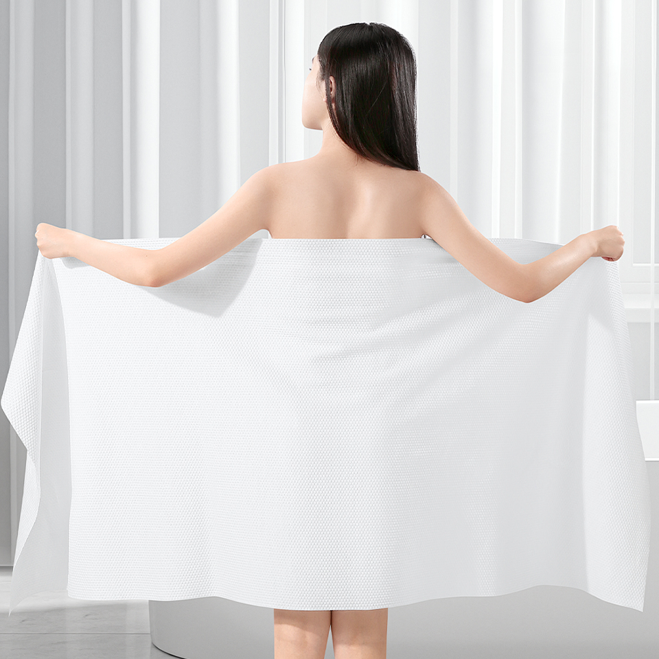 Disposable Travel Towel for Motel Hotel House Natural Cotton Material Nonwoven