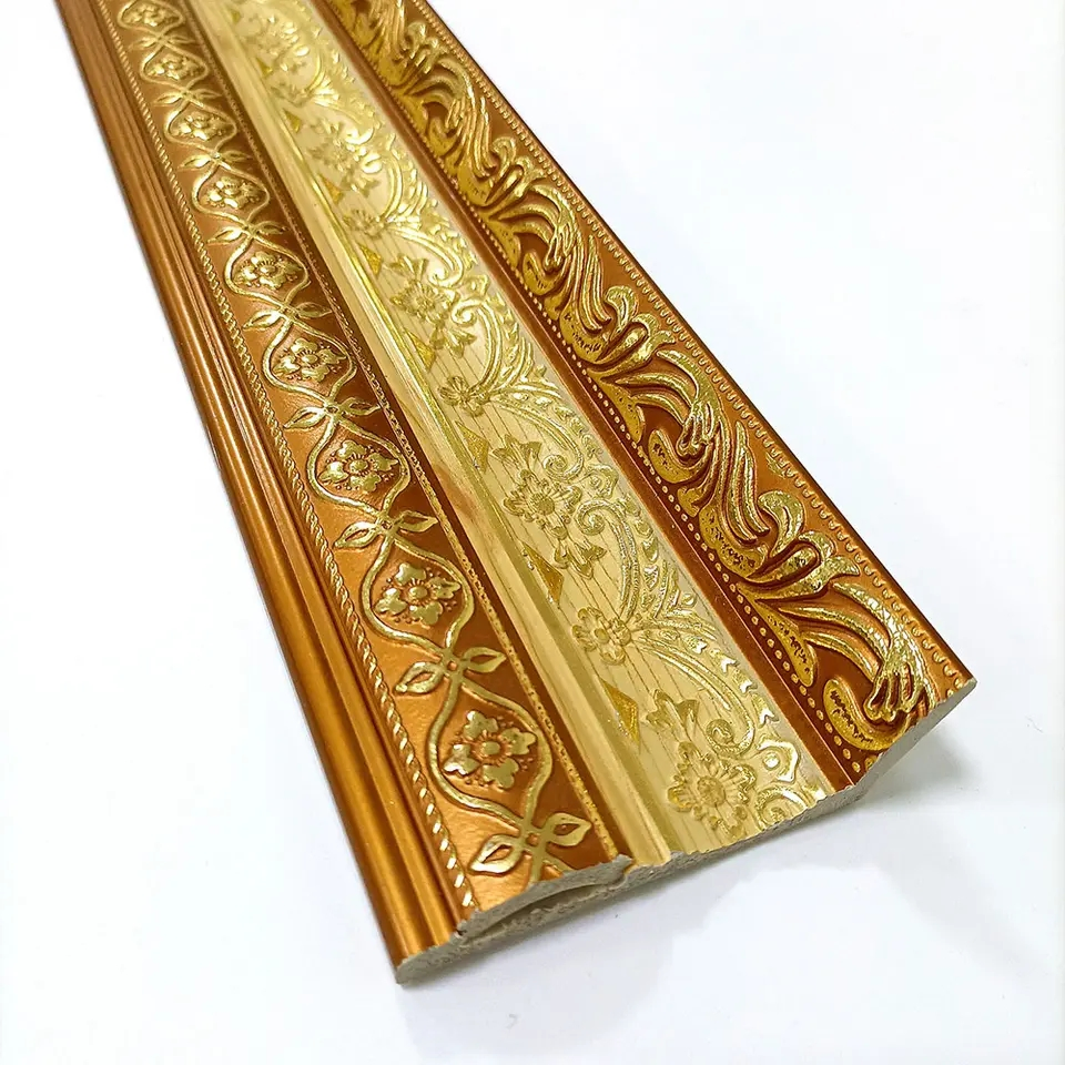 Cornice Moulding Hot Selling Arab Ceiling Cornice Polyurethane PS Mold Frame Line Decoration Cornice Moulding