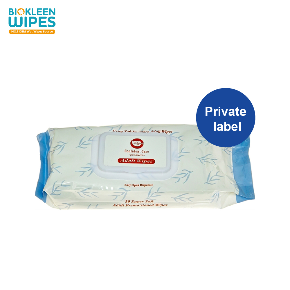 Extra Large Incontinence & Cleansing 8"X12" Disposable Washcloths with Soothing Aloe Vera and Vitamin E Adult Wet Wipes