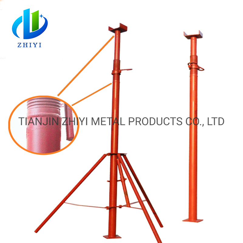 Spanish Etais Metallique Scaffold Jack Nut Concrete Steel Support Push Pull Telescopic Post Shore Scaffolding Jack Concrete Prop