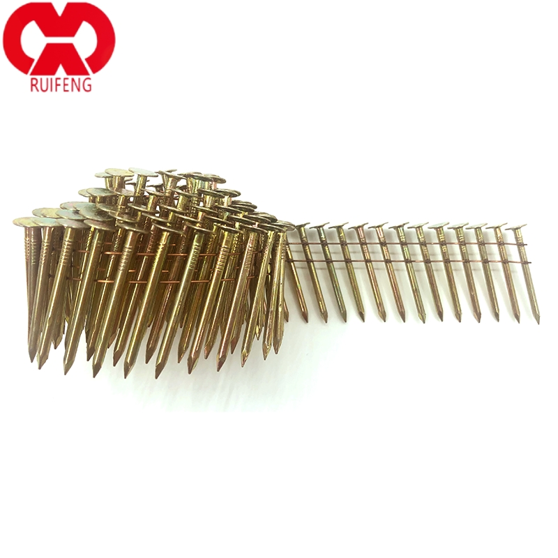 Wholesale Price Diameter: 3.05mm 16deg Hardware Coil Roofing Nail Concrete Steel Roofing Nail Framing Nail