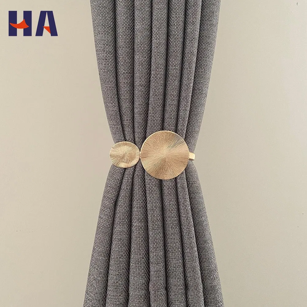 Wholesale Morden Luxury Metal Curtain Holders Holdback Tiebacks Curtain Accessories Decorative for Fashionable Curtain Holder