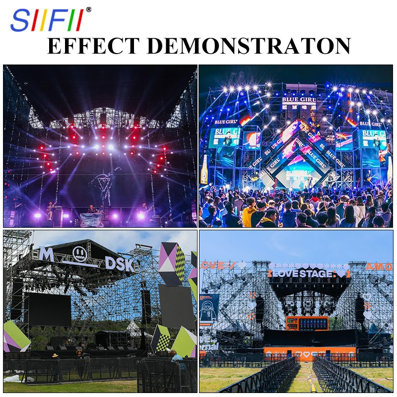 Truss Aluminum Display Truss Stage Lighting Truss Structures Spare Parts 290mm X290mm 0.5m-4m