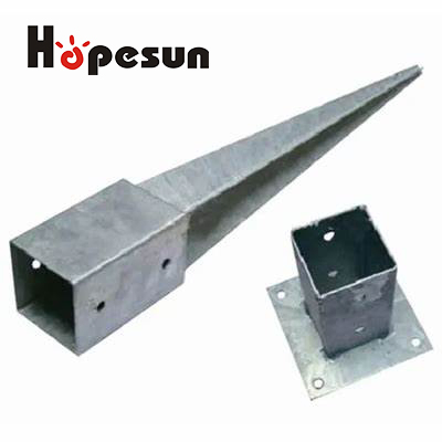 Hot DIP Galvanized Steel Reinforcement Hardware Fence Post Spike Anchor