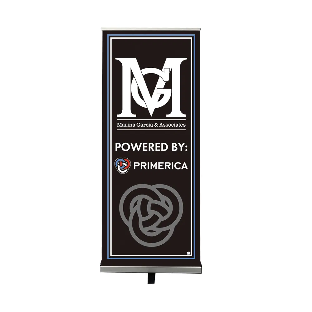 High Quality Portable Aluminum Frame Roll up Banner Custom Design with Logo for Advertising