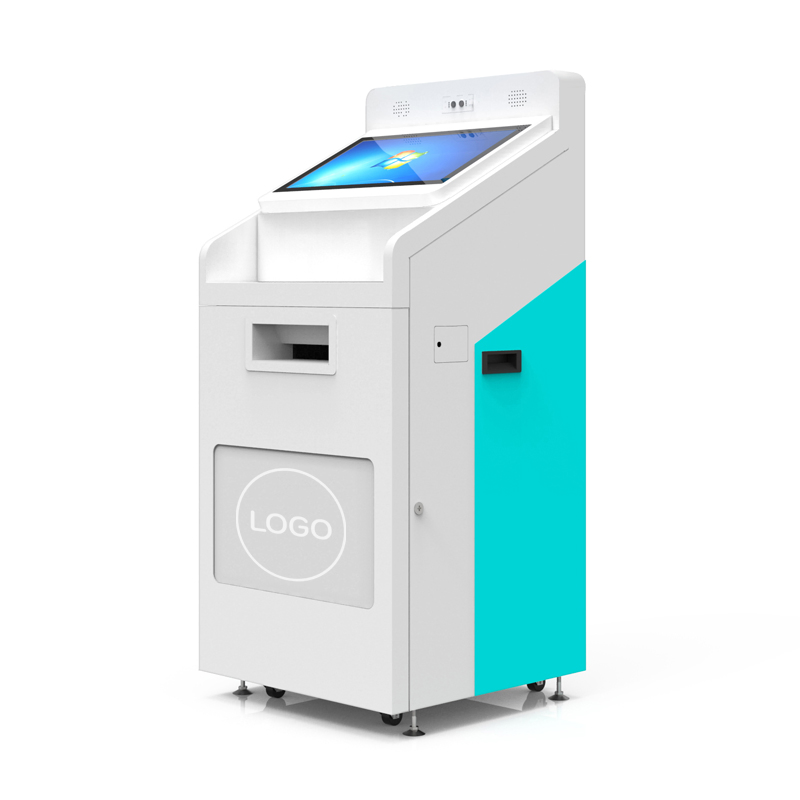 21.5 Inch Ticket Printing Self Service Kiosk Machine Picture Printer Self Service Kiosk Self Service A4 Printing Kiosk Printer for Self Service Kiosk