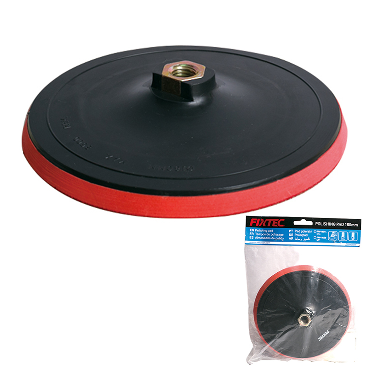 Fixtec Rubber Pads 7 Inch Rubber Back Holder, Backer Pads for Diamond Polishing Pads