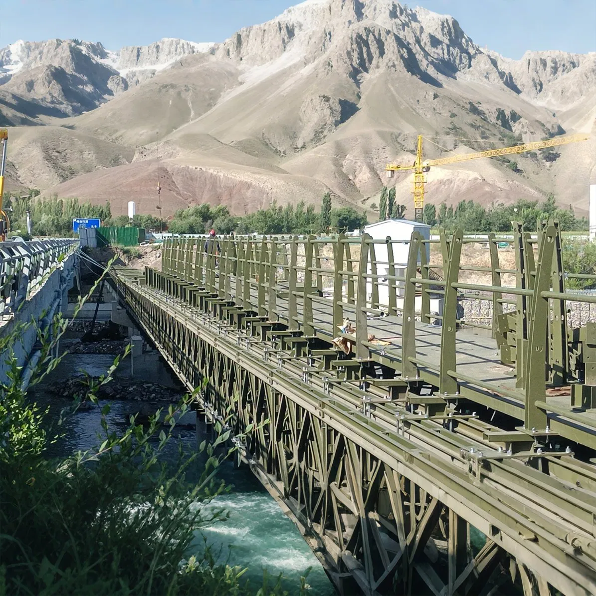 Durable Steel Tied Arch Bridge for Heavy Train Traffic