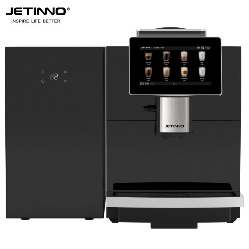 Jetinno Jl15 Double Boiler Hiqh Efficient Coffee Machine Automatic Espresso with Milk Frother Coffee Machine Automatic