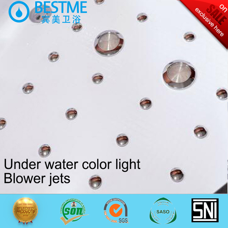 Угловая встроенная гидромассажная ванна Foshan Ariel (BT-A1035)