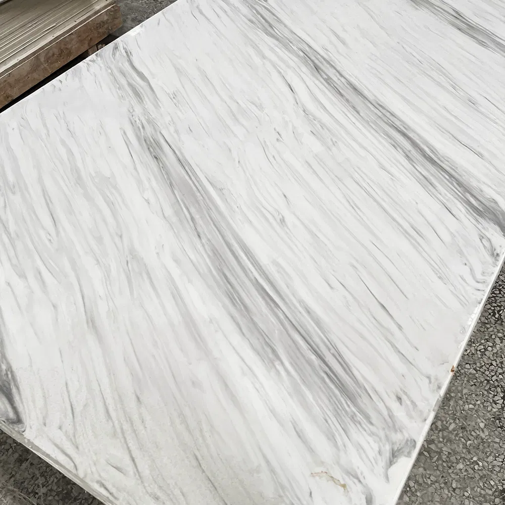 Premium Red Pure Acrylic Solid Surface Slabs for Stylish Wall Panels