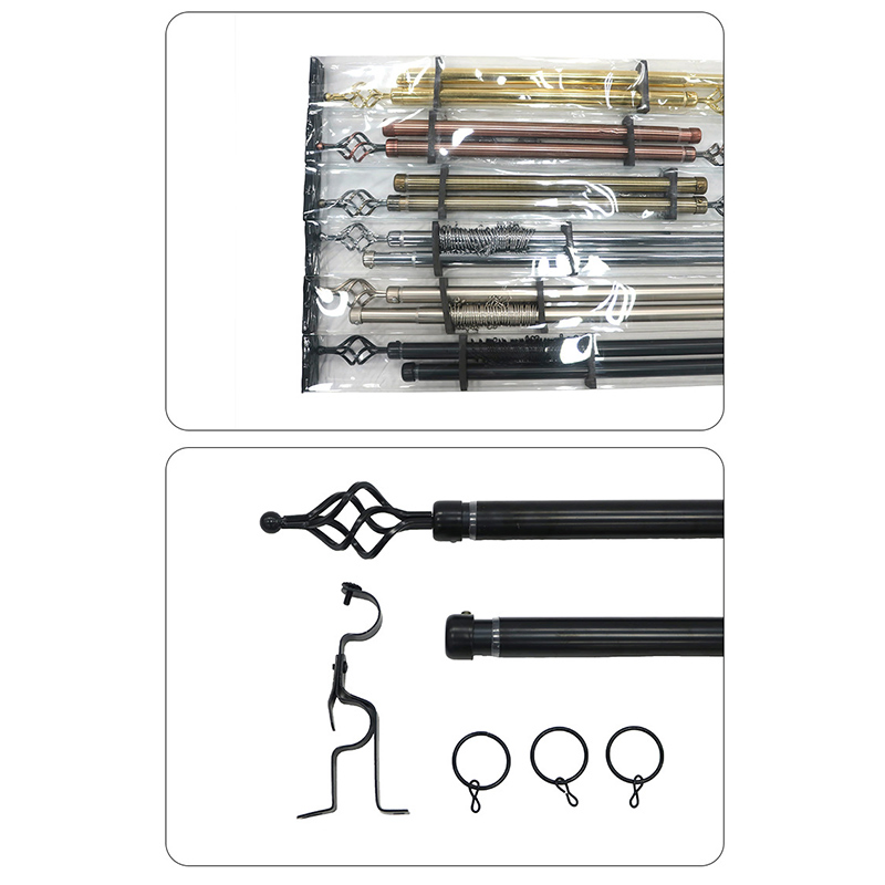 Hooks Curtain Rod Brackets Hanger with Screws Curtain Accessories Curtain Rod Set