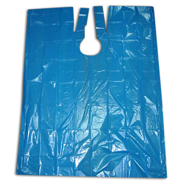 Smooth Surface Poly Cape PE Barber Cape Waterproof Barber Cape