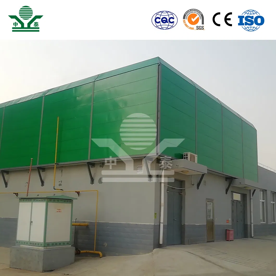 Zhongtai Environmental Noise Barriers China Manufacturers Absorptive Noise Barrier 80mm 100mm 120mm 140mm Thickness Factory Sound Barrier