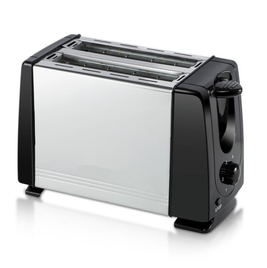 Hot Sale Electric 2 Slice Stainless Steel Pop up Bread Toaster for Home Use