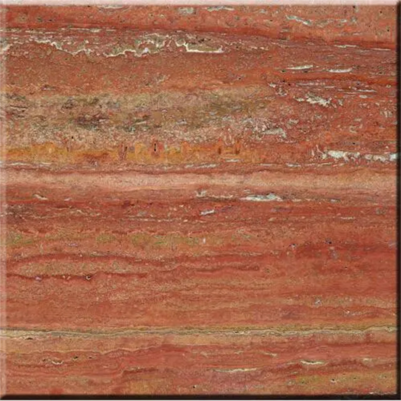 Factory Price Red Travertine Slab Marble for Countertop and Table