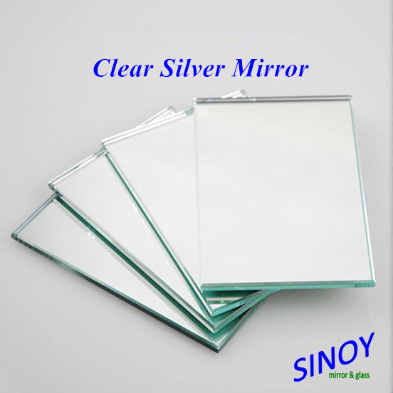 2mm 3mm 4mm 5mm Float Glass Double Coated Aluminum Mirror Glass, Max Size 2440 X 3300mm