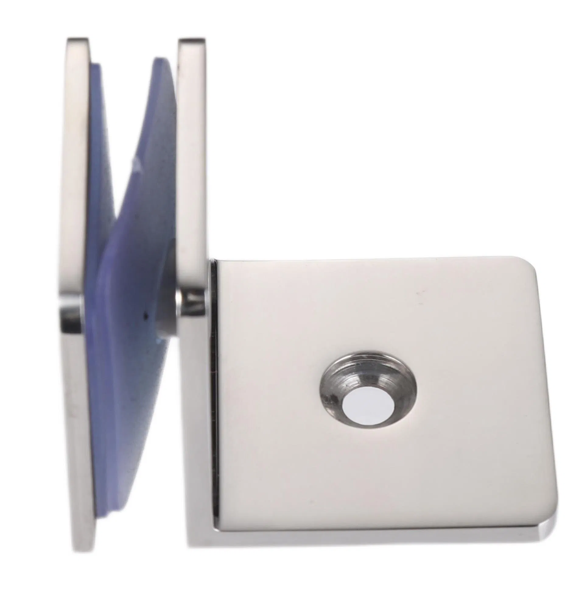 Shower-Glass Bathroom Door Hardware SUS316-Stainless-Steel Patch Fitting Heavy-Duty Wall-Mount Clamp