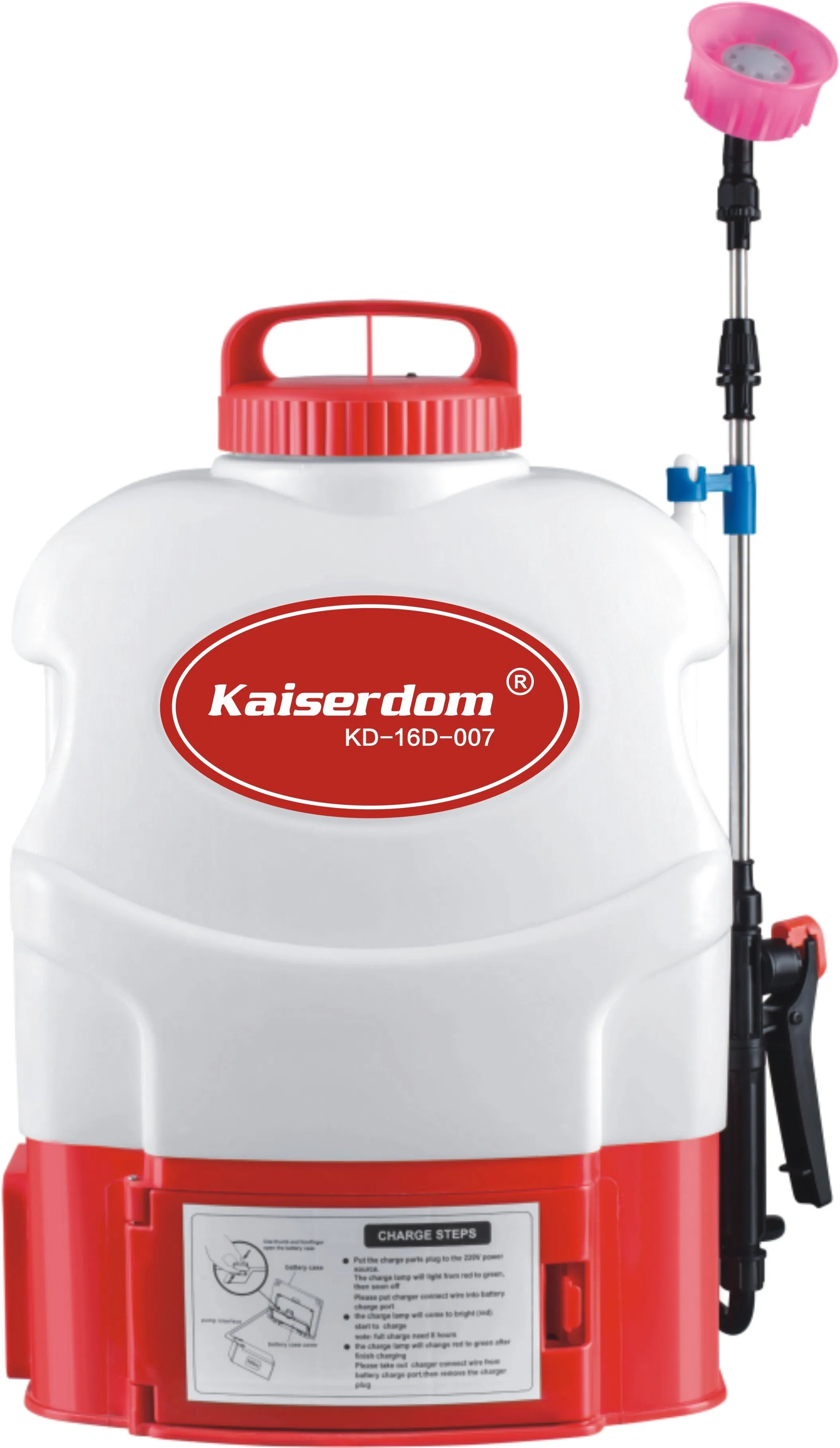 Kaiserdom 16L High Quality Agricultural Knapsack Electric/Battery Sprayer (KD-16D-007)