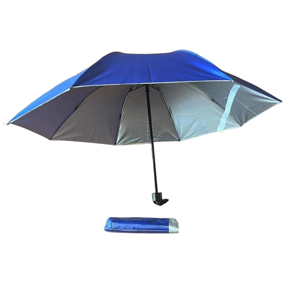 Рекламный складной зонт с логотипом, 3 сложения