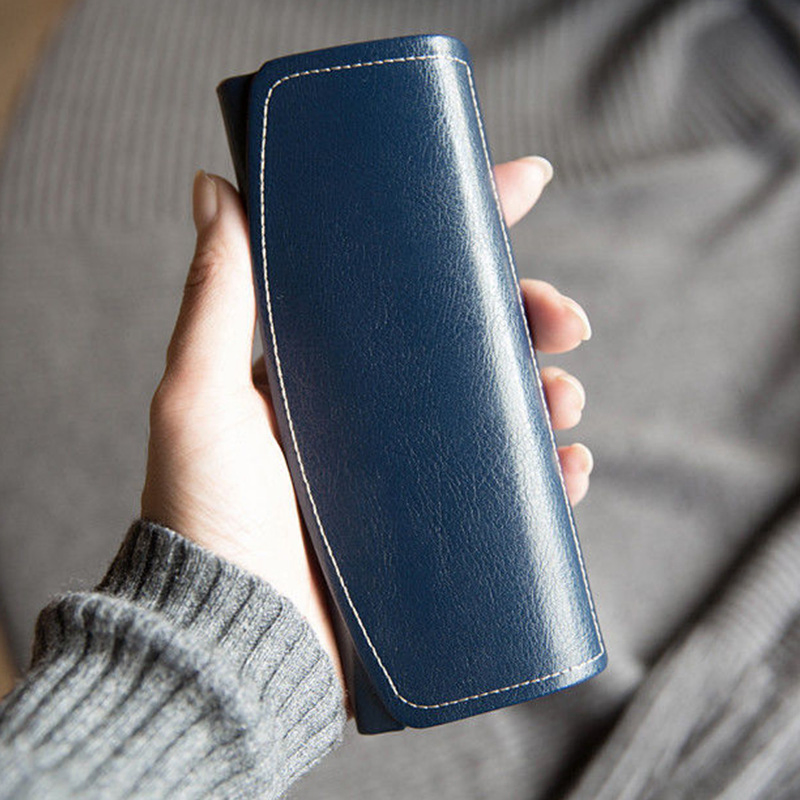 Ah050 Graceful, Fashionable, PU Leather Woman Glasses Case; Free Custom Logo