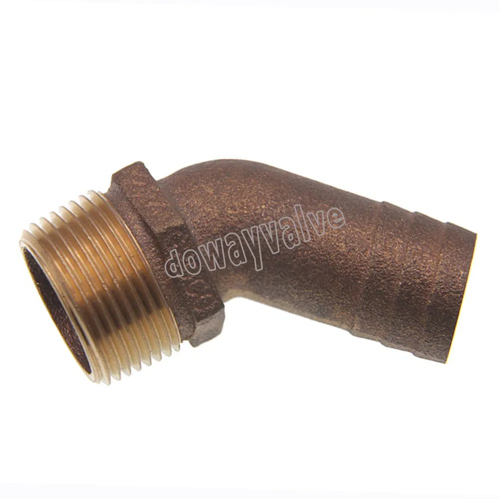 C83600 Bronze Casting Straight Hose Fitting