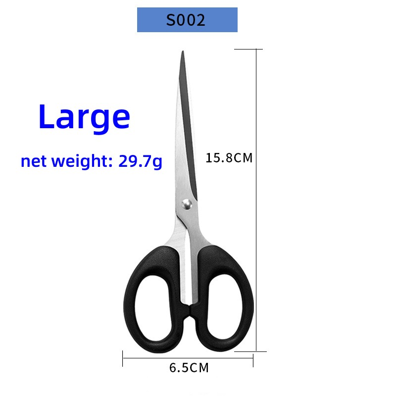 Scissors, Multipurpose Office Scissors, Ultra Sharp Shears, Comfort-Grip Handles Household Scissors, Sturdy Sharp Craft Supplies--Medium Size 15.8X6.5cm