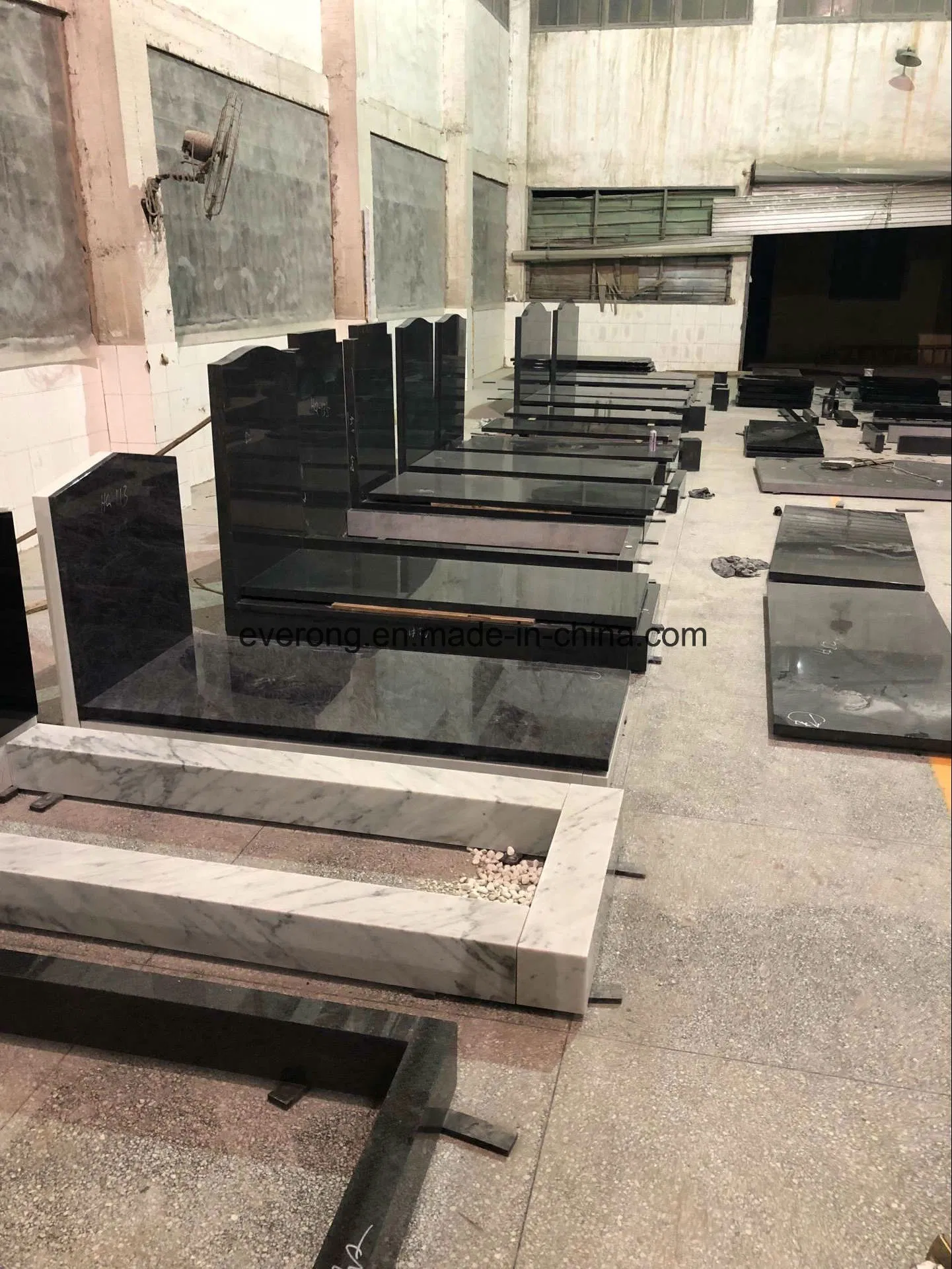 Bahama/Vizag Blue Granite Headstone/Gravestone/Tombstone/ Monument