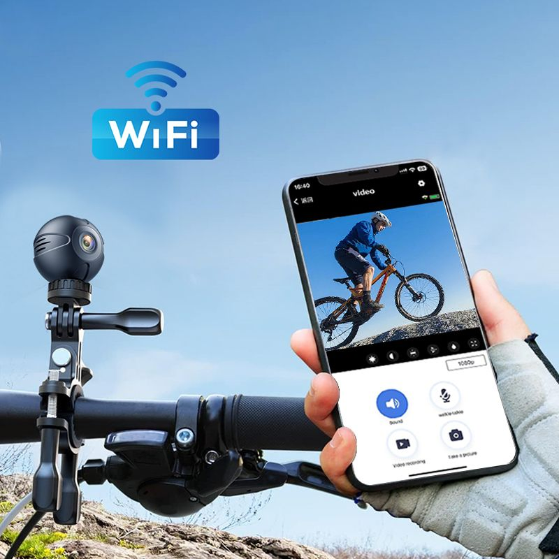 Mini Surveillance X3 Cameras Wireless WiFi Small Camera HD Smallest WiFi Night Vision with Battery 1080P Spherical Camera